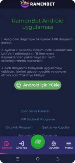 RamenBet Kayıt